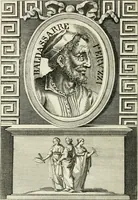 An illustration from Vite de' più eccellenti pittori, scultori e architetti (1791)