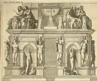 An illustration from Vite de' più eccellenti pittori, scultori e architetti (1791)