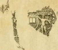 An illustration from Vite de' pittore, scultori, ed architetti perugini : scritte, e dedicate alla maestà di Carlo Emanuel, re di Sardegna (1732)