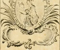 An illustration from Vite de' pittori, scultori, ed architetti perugini : scritte, e dedicate alla maesta' di Carlo Emanuel, re di Sardegna (1732)