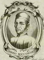 An illustration from Vite de' pittori, scultori, ed architetti genovesi (1768)