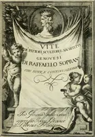 Picture 2 of 71 from Vite de' pittori, scultori, ed architetti genovesi (1768), leaf 6