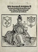 Picture 3 of 11 from Vite ducentorũ et triginta sum̃orum põtificũ : a beato Petro apostolo vsq[ue] ad Julium secundũ modernum pontificem (1507), leaf 9
