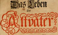 An illustration from Vitæ Patrum : Oder Das Leben Der Altväter und anderer Gottseeligen Personen (1700)