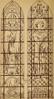 An illustration from Vitraux de Bourges; vitraux du XIIIe siècle de la cathédrale de Bourges; (1900)