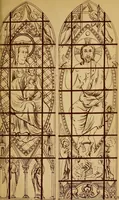 An illustration from Vitraux de Bourges; vitraux du XIIIe siècle de la cathédrale de Bourges; (1900)