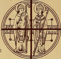 An illustration from Vitraux de Bourges; vitraux du XIIIe siècle de la cathédrale de Bourges; (1900)