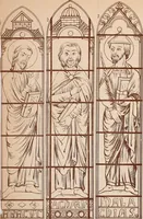 An illustration from Vitraux de Bourges; vitraux du XIIIe siècle de la cathédrale de Bourges; (1900)