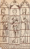 An illustration from Vitraux de Bourges; vitraux du XIIIe siècle de la cathédrale de Bourges; (1900)