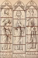 An illustration from Vitraux de Bourges; vitraux du XIIIe siècle de la cathédrale de Bourges; (1900)