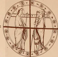 An illustration from Vitraux de Bourges; vitraux du XIIIe siècle de la cathédrale de Bourges; (1900)