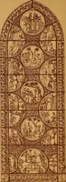 An illustration from Vitraux de Bourges; vitraux du XIIIe siècle de la cathédrale de Bourges; (1900)
