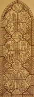 An illustration from Vitraux de Bourges; vitraux du XIIIe siècle de la cathédrale de Bourges; (1900)