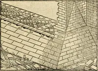 An illustration from Vitruuius, des aller namhafftigisten vnnd hocherfahrnesten, römischen Architecti, vnnd kunstreichen Werck oder Bawmeisters, Marci Vitruuij Pollionis, zehen Bücher von der Architectur vnd künstlichem Bawen ... (1614)