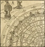 An illustration from Vitruuius, des aller namhafftigisten vnnd hocherfahrnesten, römischen Architecti, vnnd kunstreichen Werck oder Bawmeisters, Marci Vitruuij Pollionis, zehen Bücher von der Architectur vnd künstlichem Bawen ... (1614)