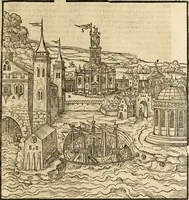 An illustration from Vitruuius, des aller namhafftigisten vnnd hocherfahrnesten, römischen Architecti, vnnd kunstreichen Werck oder Bawmeisters, Marci Vitruuij Pollionis, zehen Bücher von der Architectur vnd künstlichem Bawen ... (1614)