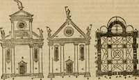 An illustration from Vitruuius, des aller namhafftigisten vnnd hocherfahrnesten, römischen Architecti, vnnd kunstreichen Werck oder Bawmeisters, Marci Vitruuij Pollionis, zehen Bücher von der Architectur vnd künstlichem Bawen ... (1614)