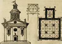 An illustration from Vitruuius, des aller namhafftigisten vnnd hocherfahrnesten, römischen Architecti, vnnd kunstreichen Werck oder Bawmeisters, Marci Vitruuij Pollionis, zehen Bücher von der Architectur vnd künstlichem Bawen ... (1614)