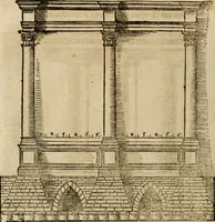 An illustration from Vitruuius, des aller namhafftigisten vnnd hocherfahrnesten, römischen Architecti, vnnd kunstreichen Werck oder Bawmeisters, Marci Vitruuij Pollionis, zehen Bücher von der Architectur vnd künstlichem Bawen ... (1614)