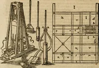 An illustration from Vitruuius, des aller namhafftigisten vnnd hocherfahrnesten, römischen Architecti, vnnd kunstreichen Werck oder Bawmeisters, Marci Vitruuij Pollionis, zehen Bücher von der Architectur vnd künstlichem Bawen ... (1614)