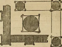 An illustration from Vitruuius, des aller namhafftigisten vnnd hocherfahrnesten, römischen Architecti, vnnd kunstreichen Werck oder Bawmeisters, Marci Vitruuij Pollionis, zehen Bücher von der Architectur vnd künstlichem Bawen ... (1614)