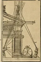 An illustration from Vitruuius, des aller namhafftigisten vnnd hocherfahrnesten, römischen Architecti, vnnd kunstreichen Werck oder Bawmeisters, Marci Vitruuij Pollionis, zehen Bücher von der Architectur vnd künstlichem Bawen ... (1614)