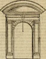 An illustration from Vitruuius, des aller namhafftigisten vnnd hocherfahrnesten, römischen Architecti, vnnd kunstreichen Werck oder Bawmeisters, Marci Vitruuij Pollionis, zehen Bücher von der Architectur vnd künstlichem Bawen ... (1614)