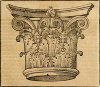 An illustration from Vitruuius, des aller namhafftigisten vnnd hocherfahrnesten, römischen Architecti, vnnd kunstreichen Werck oder Bawmeisters, Marci Vitruuij Pollionis, zehen Bücher von der Architectur vnd künstlichem Bawen ... (1614)