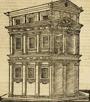 An illustration from Vitruuius, des aller namhafftigisten vnnd hocherfahrnesten, römischen Architecti, vnnd kunstreichen Werck oder Bawmeisters, Marci Vitruuij Pollionis, zehen Bücher von der Architectur vnd künstlichem Bawen ... (1614)