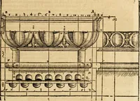 An illustration from Vitruuius, des aller namhafftigisten vnnd hocherfahrnesten, römischen Architecti, vnnd kunstreichen Werck oder Bawmeisters, Marci Vitruuij Pollionis, zehen Bücher von der Architectur vnd künstlichem Bawen ... (1614)