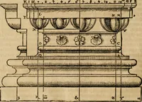 An illustration from Vitruuius, des aller namhafftigisten vnnd hocherfahrnesten, römischen Architecti, vnnd kunstreichen Werck oder Bawmeisters, Marci Vitruuij Pollionis, zehen Bücher von der Architectur vnd künstlichem Bawen ... (1614)