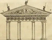An illustration from Vitruuius, des aller namhafftigisten vnnd hocherfahrnesten, römischen Architecti, vnnd kunstreichen Werck oder Bawmeisters, Marci Vitruuij Pollionis, zehen Bücher von der Architectur vnd künstlichem Bawen ... (1614)