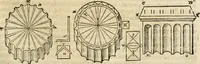 An illustration from Vitruuius, des aller namhafftigisten vnnd hocherfahrnesten, römischen Architecti, vnnd kunstreichen Werck oder Bawmeisters, Marci Vitruuij Pollionis, zehen Bücher von der Architectur vnd künstlichem Bawen ... (1614)