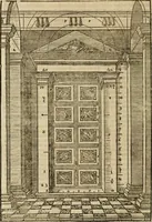 An illustration from Vitruuius, des aller namhafftigisten vnnd hocherfahrnesten, römischen Architecti, vnnd kunstreichen Werck oder Bawmeisters, Marci Vitruuij Pollionis, zehen Bücher von der Architectur vnd künstlichem Bawen ... (1614)