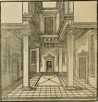 An illustration from Vitruuius, des aller namhafftigisten vnnd hocherfahrnesten, römischen Architecti, vnnd kunstreichen Werck oder Bawmeisters, Marci Vitruuij Pollionis, zehen Bücher von der Architectur vnd künstlichem Bawen ... (1614)
