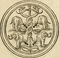 An illustration from Vitruuius, des aller namhafftigisten vnnd hocherfahrnesten, römischen Architecti, vnnd kunstreichen Werck oder Bawmeisters, Marci Vitruuij Pollionis, zehen Bücher von der Architectur vnd künstlichem Bawen ... (1614)