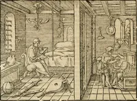 An illustration from Vitruuius, des aller namhafftigisten vnnd hocherfahrnesten, römischen Architecti, vnnd kunstreichen Werck oder Bawmeisters, Marci Vitruuij Pollionis, zehen Bücher von der Architectur vnd künstlichem Bawen ... (1614)