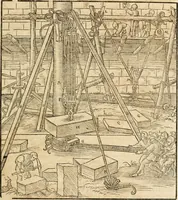 An illustration from Vitruuius, des aller namhafftigisten vnnd hocherfahrnesten, römischen Architecti, vnnd kunstreichen Werck oder Bawmeisters, Marci Vitruuij Pollionis, zehen Bücher von der Architectur vnd künstlichem Bawen ... (1614)