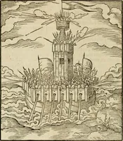 An illustration from Vitruuius, des aller namhafftigisten vnnd hocherfahrnesten, römischen Architecti, vnnd kunstreichen Werck oder Bawmeisters, Marci Vitruuij Pollionis, zehen Bücher von der Architectur vnd künstlichem Bawen ... (1614)