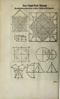 An illustration from Vitruuius teutsch : nemlichen des aller namhafftigisten vñ hocherfarnesten römischen Architecti vnd kunstreichen Werck oder Bawmeisters Marci Vitruuij Pollionis Zehen Bücher von der Architectur vnd künstlichem Bawen ... (1548)