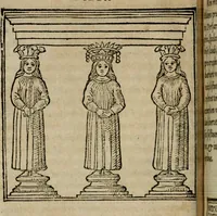An illustration from M. Vitrvvii De architectura libri decem : summa diligentia recogniti atq; excusi : cum nonnullis figuris sub hoc signo * positis, nunq antea impraessis : additis Iulij Frontini De aqueductibus libris, proter materiae affinitatem (1523)