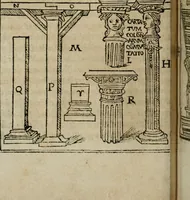 An illustration from M. Vitrvvii De architectura libri decem : summa diligentia recogniti atq; excusi : cum nonnullis figuris sub hoc signo * positis, nunq antea impraessis : additis Iulij Frontini De aqueductibus libris, proter materiae affinitatem (1523)