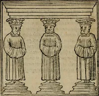 An illustration from M. Vitrvvii De architectura libri decem : summa diligentia recogniti atq; excusi : cum nonnullis figuris sub hoc signo * positis, nunq antea impraessis : additis Iulij Frontini De aqueductibus libris, proter materiae affinitatem (1523)