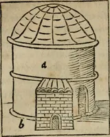 An illustration from M. Vitrvvii De architectura libri decem : summa diligentia recogniti atq; excusi : cum nonnullis figuris sub hoc signo * positis, nunq antea impraessis : additis Iulij Frontini De aqueductibus libris, proter materiae affinitatem (1523)