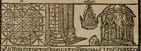 An illustration from M. Vitrvvii De architectura libri decem : summa diligentia recogniti atq; excusi : cum nonnullis figuris sub hoc signo * positis, nunq antea impraessis : additis Iulij Frontini De aqueductibus libris, proter materiae affinitatem (1523)