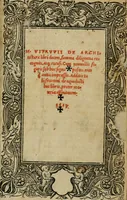 Picture 1 of 151 from M. Vitrvvii De architectura libri decem : summa diligentia recogniti atq; excusi : cum nonnullis figuris sub hoc signo * positis, nunq antea impraessis : additis Iulij Frontini De aqueductibus libris, proter materiae affinitatem (1523), leaf 4