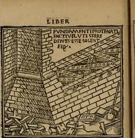 Picture 17 of 151 from M. Vitrvvii De architectura libri decem : summa diligentia recogniti atq; excusi : cum nonnullis figuris sub hoc signo * positis, nunq antea impraessis : additis Iulij Frontini De aqueductibus libris, proter materiae affinitatem (1523), leaf 41