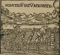Picture 36 of 151 from M. Vitrvvii De architectura libri decem : summa diligentia recogniti atq; excusi : cum nonnullis figuris sub hoc signo * positis, nunq antea impraessis : additis Iulij Frontini De aqueductibus libris, proter materiae affinitatem (1523), leaf 87