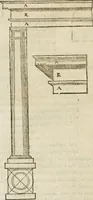 An illustration from M. Vitrvvii Pollionis De architectvra libri decem, ad Caes. Avgvstvm, omnibus omnium editionibus longè emendatiores, collatis veteribus exemplis (1586)