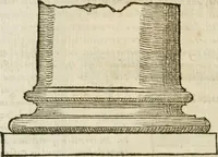 An illustration from M. Vitrvvii Pollionis De architectvra libri decem, ad Caes. Avgvstvm, omnibus omnium editionibus longè emendatiores, collatis veteribus exemplis (1586)
